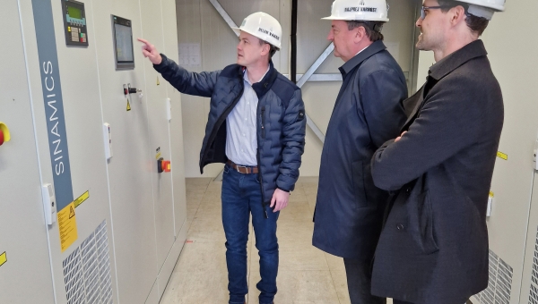 Nova ventilatorska postaja NOP II uradno zagnana